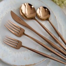 Medený príbor - 6 dielny set