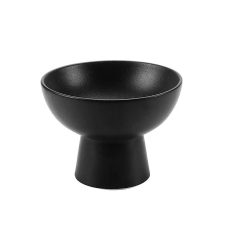 Čierna váza na nohe