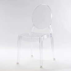 Priehľadná ghost stolička