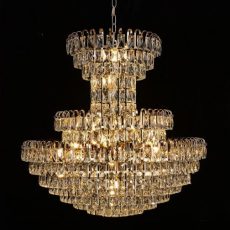 Kryštálový luster zlatý