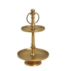 Zlatá etažérka 2-poschodová