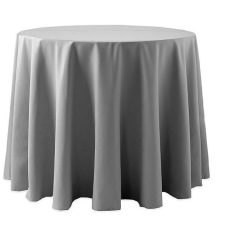 Sivý obrus okrúhly