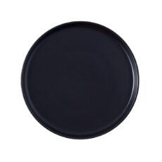 Čierny keramický tanier