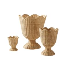 Ratanové vázy (3-set)